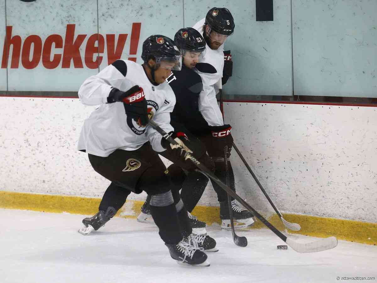 'Just a good, friendly, competitive battle': Physicality ramps up at Ottawa Senators training camp