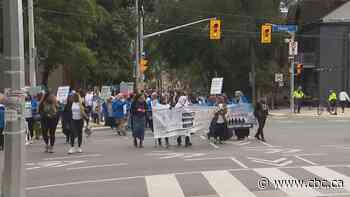Toronto peace groups host downtown march against gun violence
