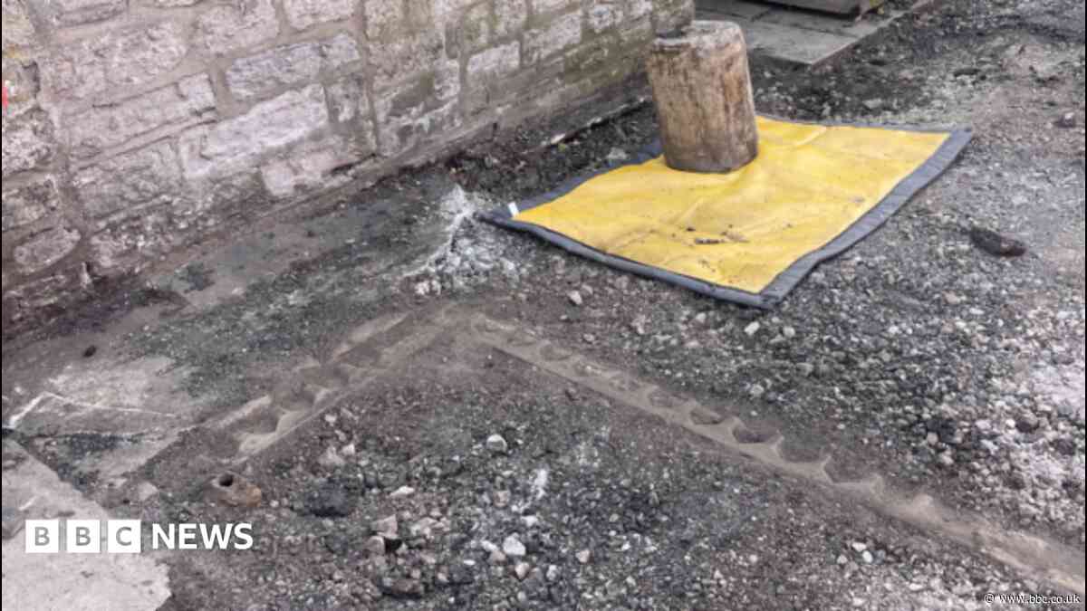 Long forgotten tramway unearthed after 150 years