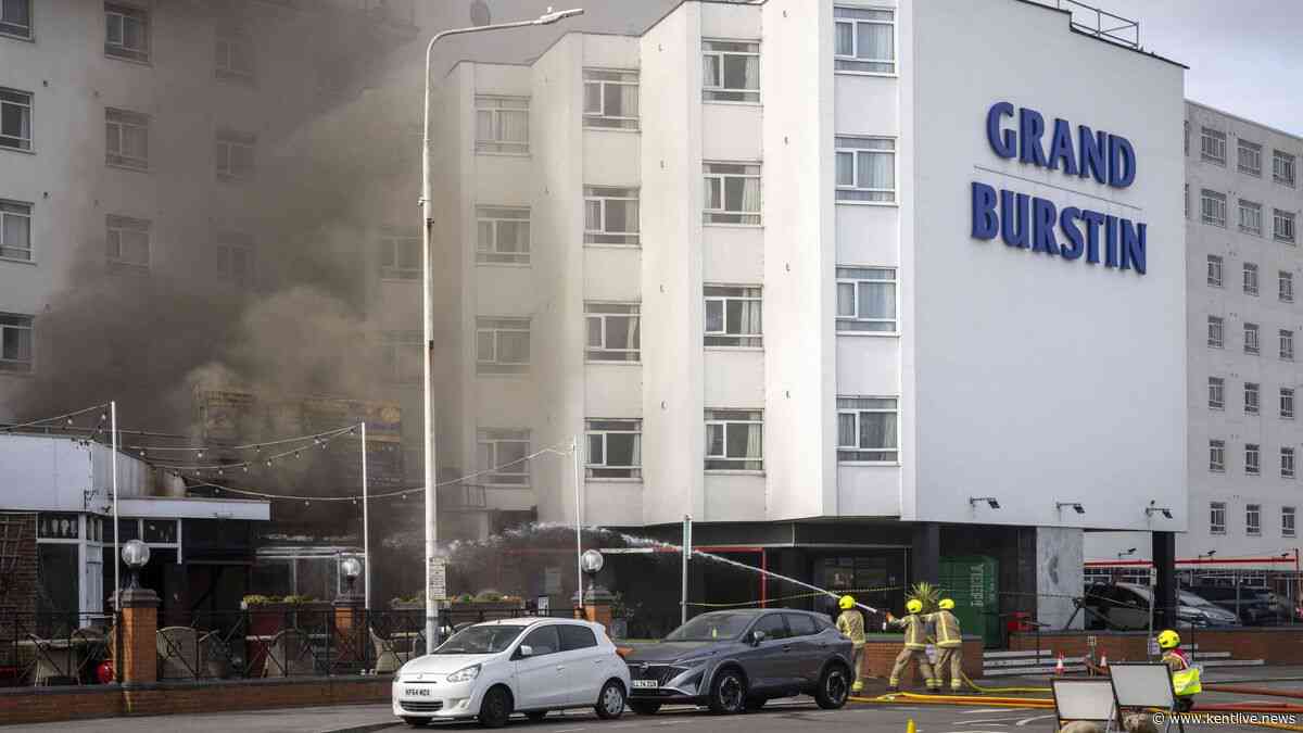 Folkestone hotel fire investigation launched as blaze being treated as suspicious