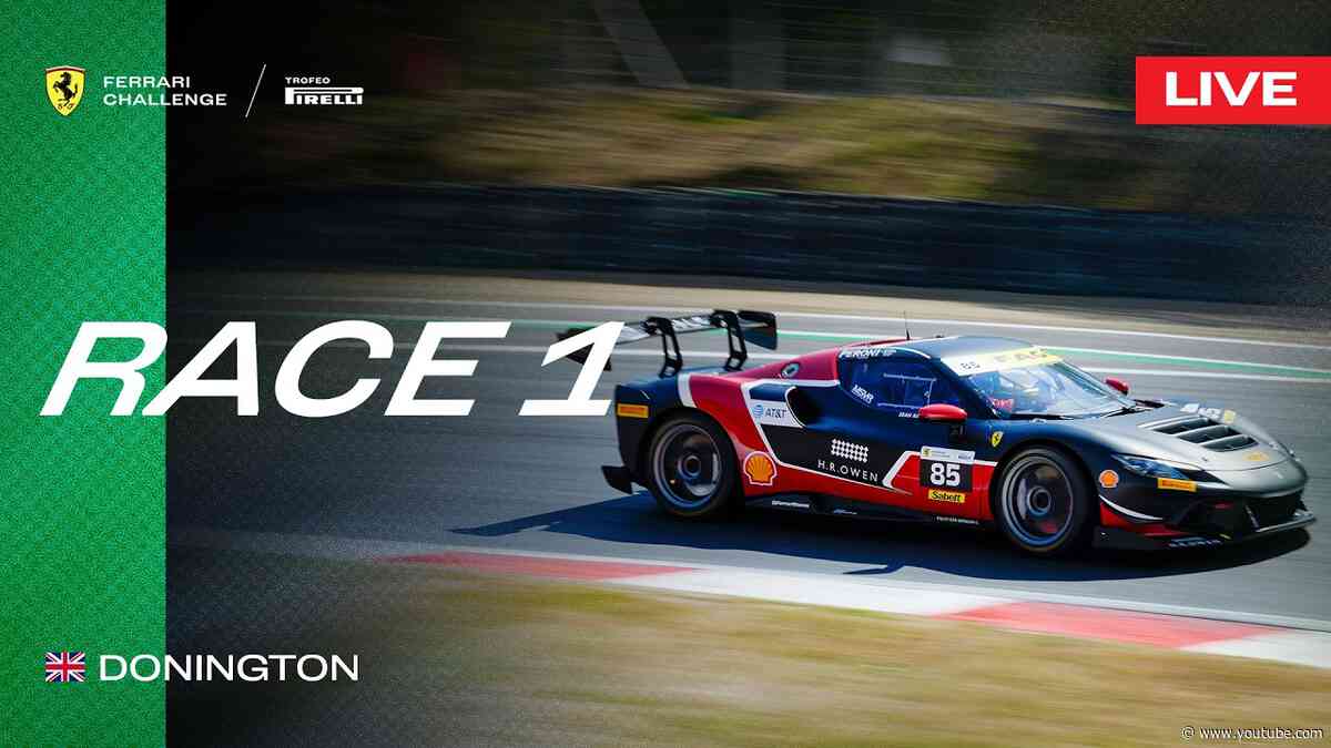 LIVE Ferrari Challenge UK - Donington Park , Race 1