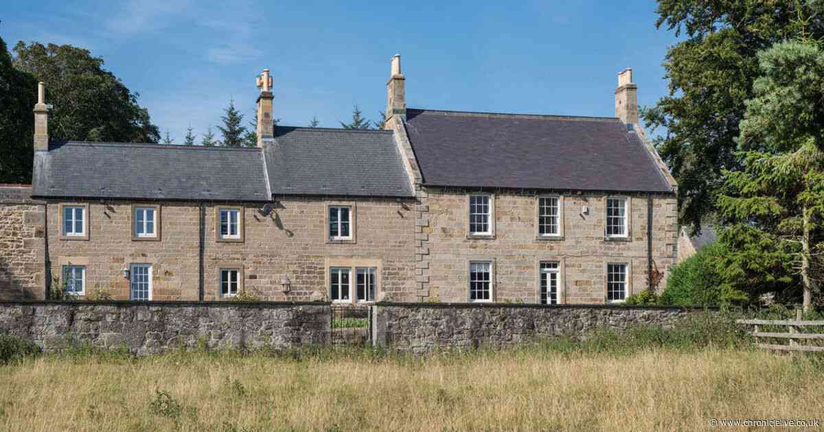 Inside an 'extraordinary' Morpeth period farmhouse with 5.2 acres for sale at £1.5million
