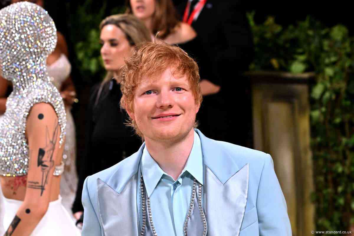 Ed Sheeran fans support singer at first concert since Macklemore tour row
