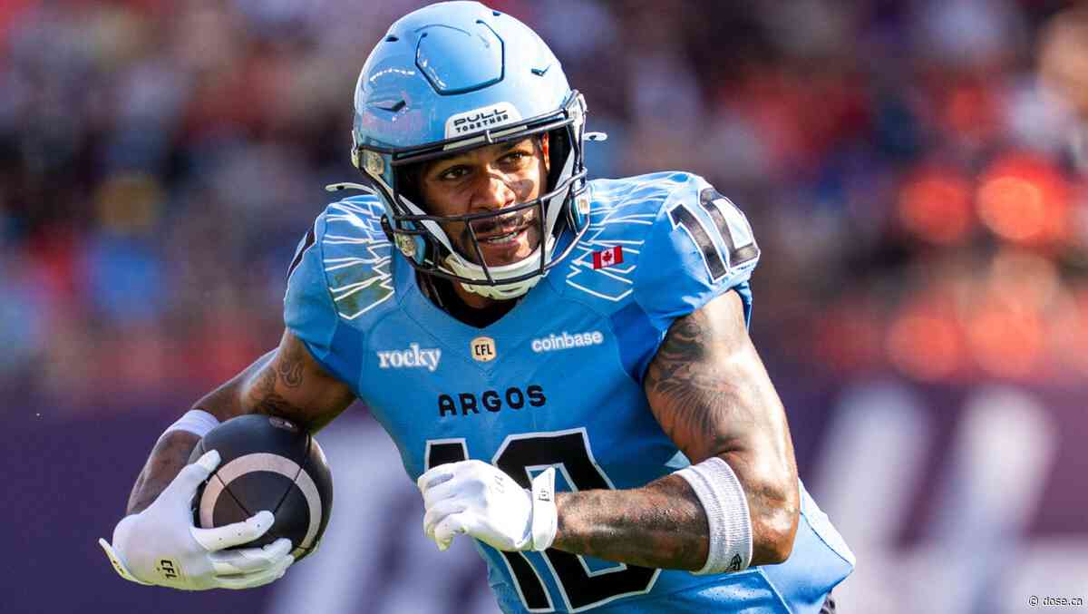 A Quebec man was hit in the groin during a CFL game