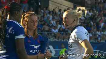 French player sent off for eye gouge