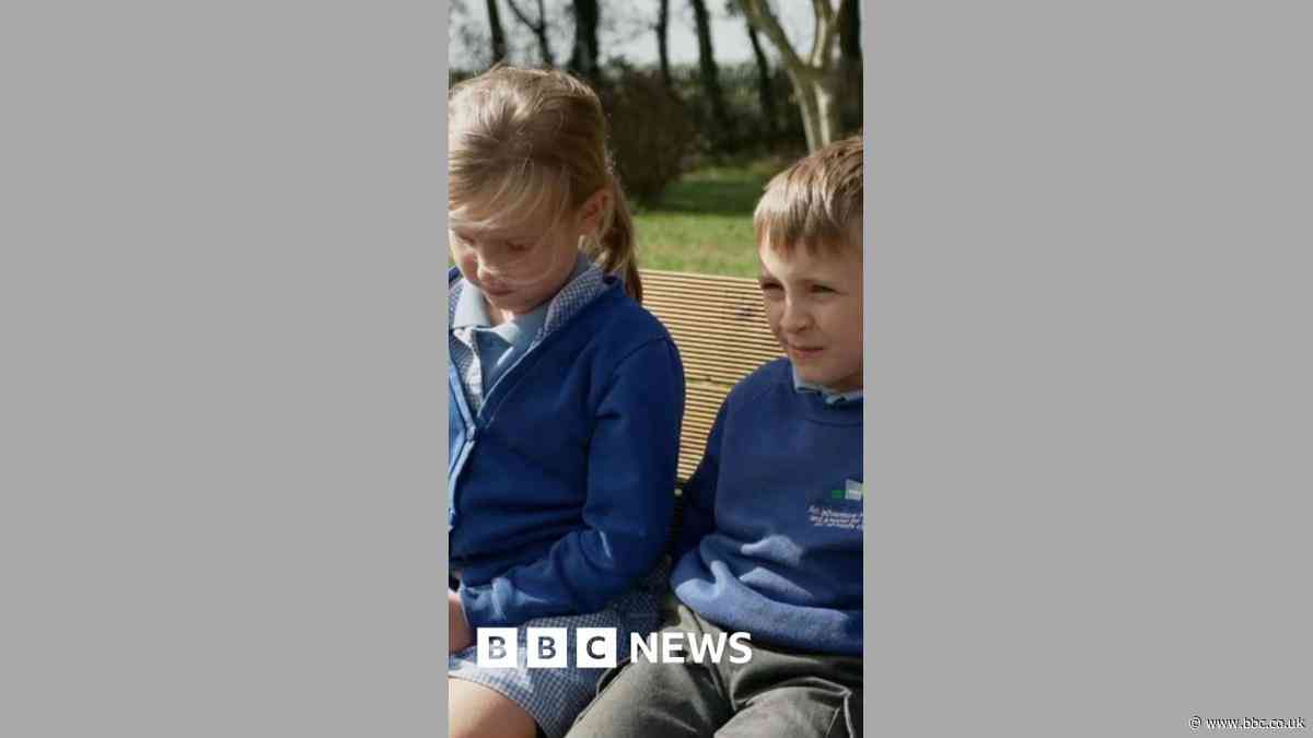Buddy bench all about 'bringing children together'