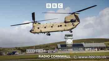 The day American Chinooks refuelled at Land's End