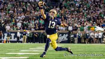 Terrifying scenes at Notre Dame football game as police hunt suspect after shooting near campus