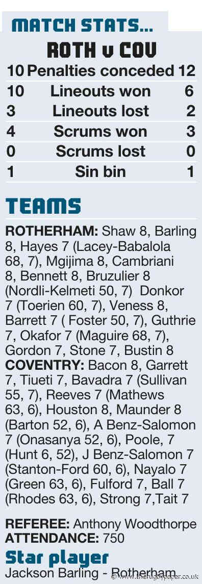 Rotherham back with a bang to seal real thriller
