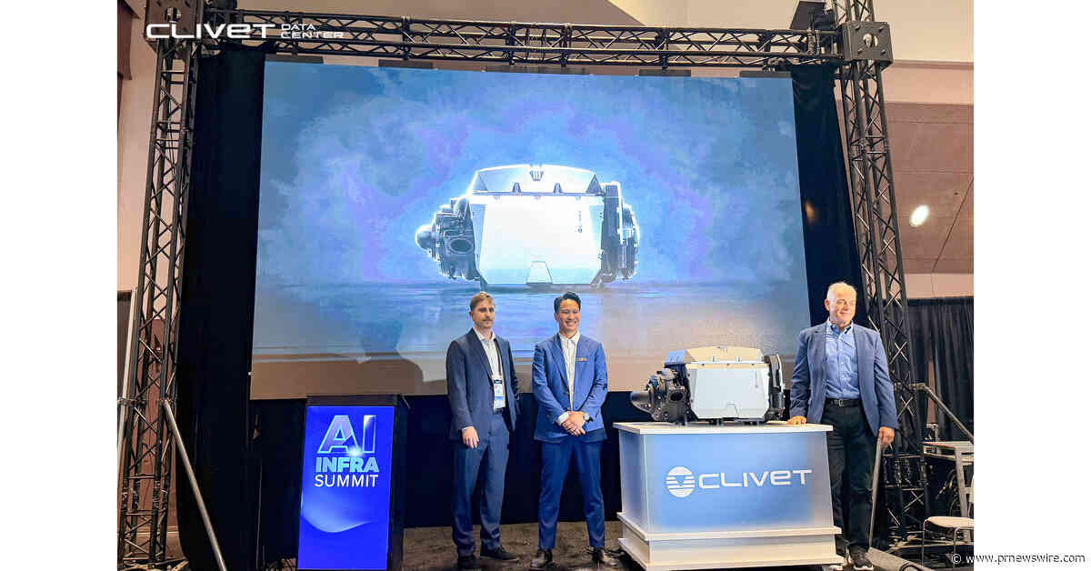 DUO POWER BOOST: Clivet Debuts Next-Gen Magnetic Levitation Technology and AI Cooling Portfolio at AI Infra Summit 2026