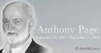 Prolific Theatre And Film Director Anthony Page Has Died At 90