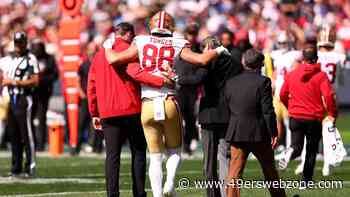 NFL fines 49ers' Jake Tonges for play in which he sustained season-ending injury