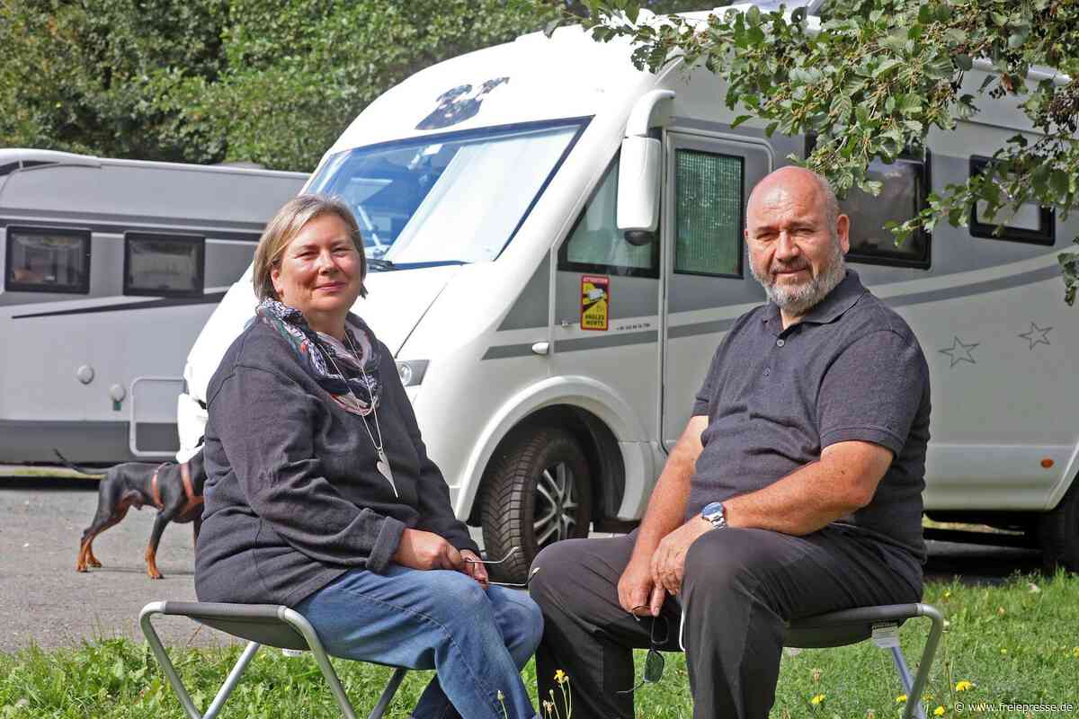 Zu Gast in Zwickau, im Wohnmobil zu Hause