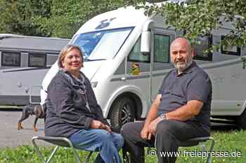 Zu Gast in Zwickau, im Wohnmobil zu Hause