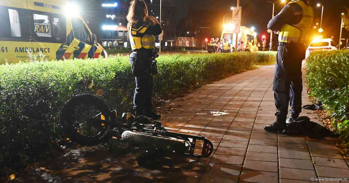 Fatbiker gewond bij eenzijdig ongeval in Breda, traumahelikopter landt op KMA-terrein