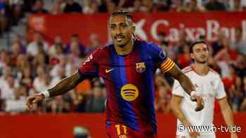 Wieder Dreierpack: Hattrick-Gigant Raphinha bringt Barcelona ins Schwärmen