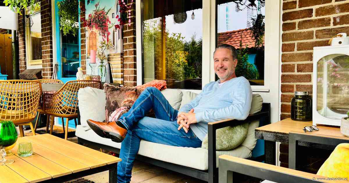 Onthaasten in de tuin van Jeroen Berends (47): ‘Altijd een vakantiegevoel’