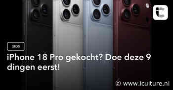 iPhone 18 Pro gekocht? Doe deze 9 dingen eerst!