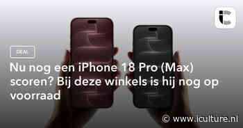 Nu nog een iPhone 18 Pro (Max) scoren? Bij deze winkels is hij nog op voorraad