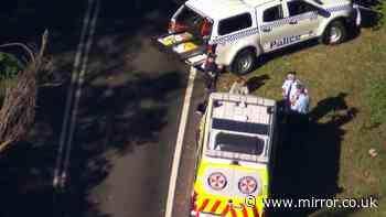 Child dead, two other children and woman fighting for life after being discovered in vehicle with 'stab wounds'