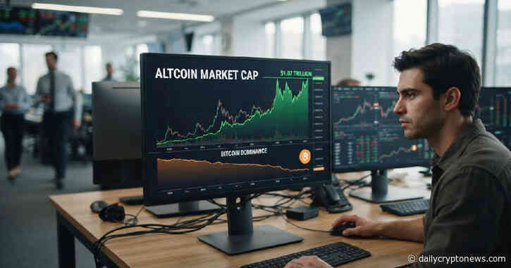 Altcoin market cap clears $1.07 trillion