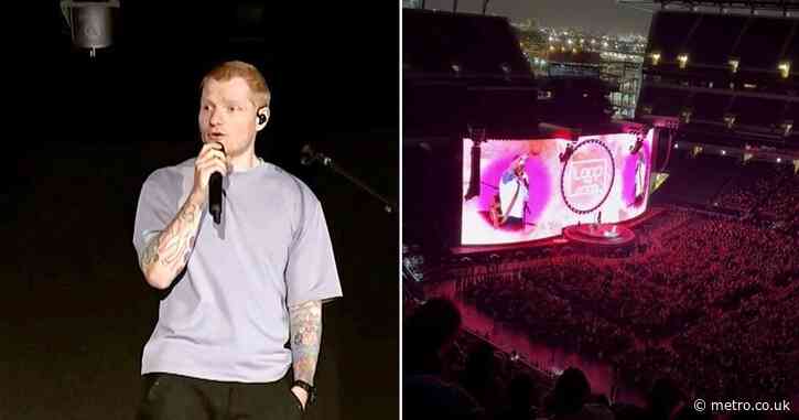 Ed Sheeran apologises for ‘mistakes’ in emotional on-stage speech after Macklemore row