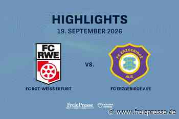 FC Rot-Weiß Erfurt – FC Erzgebirge Aue: Die Highlights des Spiels im Video