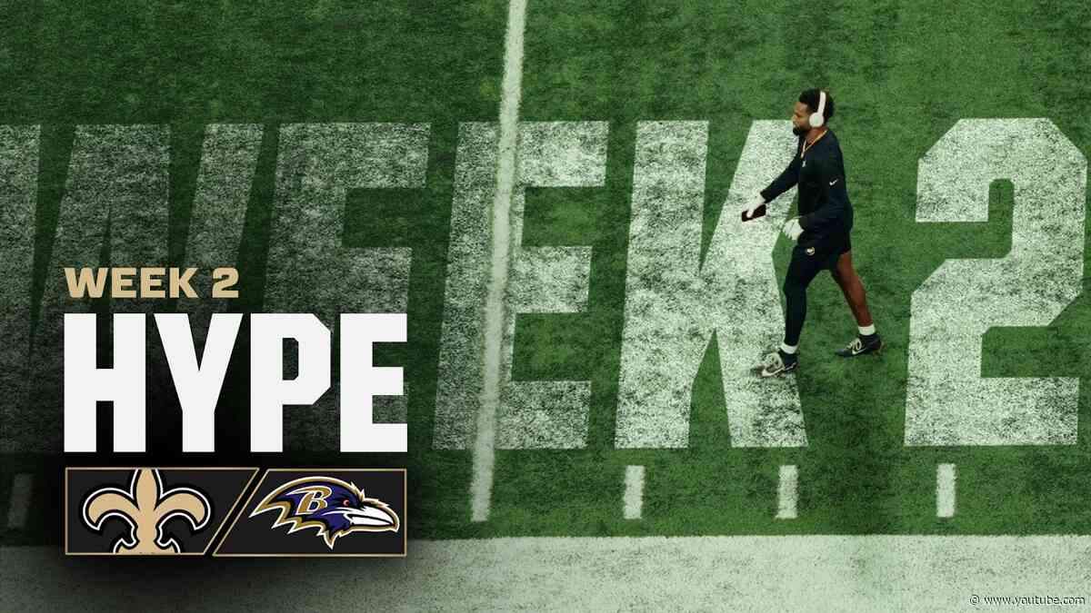 GET HYPE for Saints vs Ravens | 2026 NFL Week 2