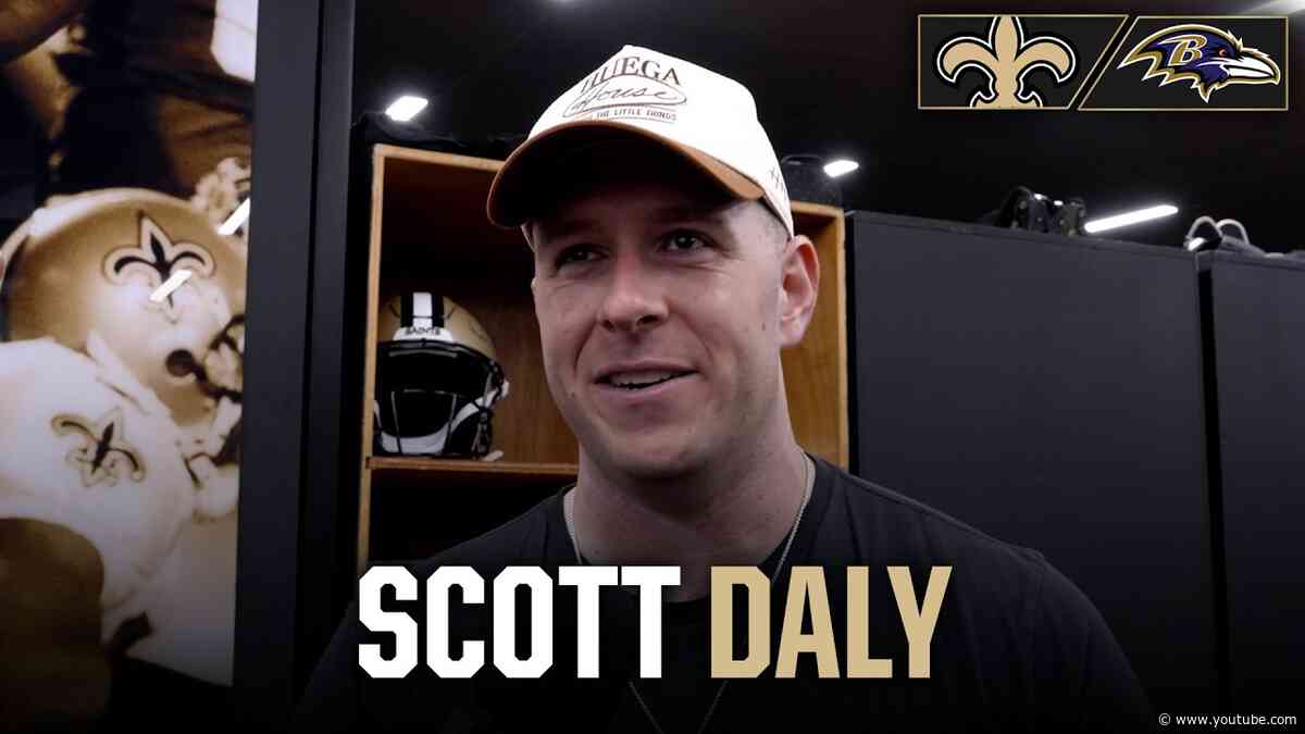 Scott Daly on signing with Saints | Saints vs. Ravens 2026 NFL Week 2