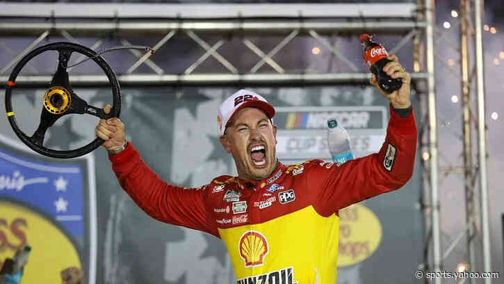 Joey Logano Steals Bristol Night Race Win As Drama Erupts