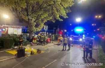 FW-DO: Verkehrsunfall auf dem Burgwall - eine Person eingeklemmt