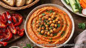 Paprika-Hummus aus dem Ofen: Cremiger Dip mit feiner Rauchnote