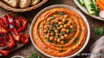 Paprika-Hummus aus dem Ofen: Cremiger Dip mit feiner Rauchnote