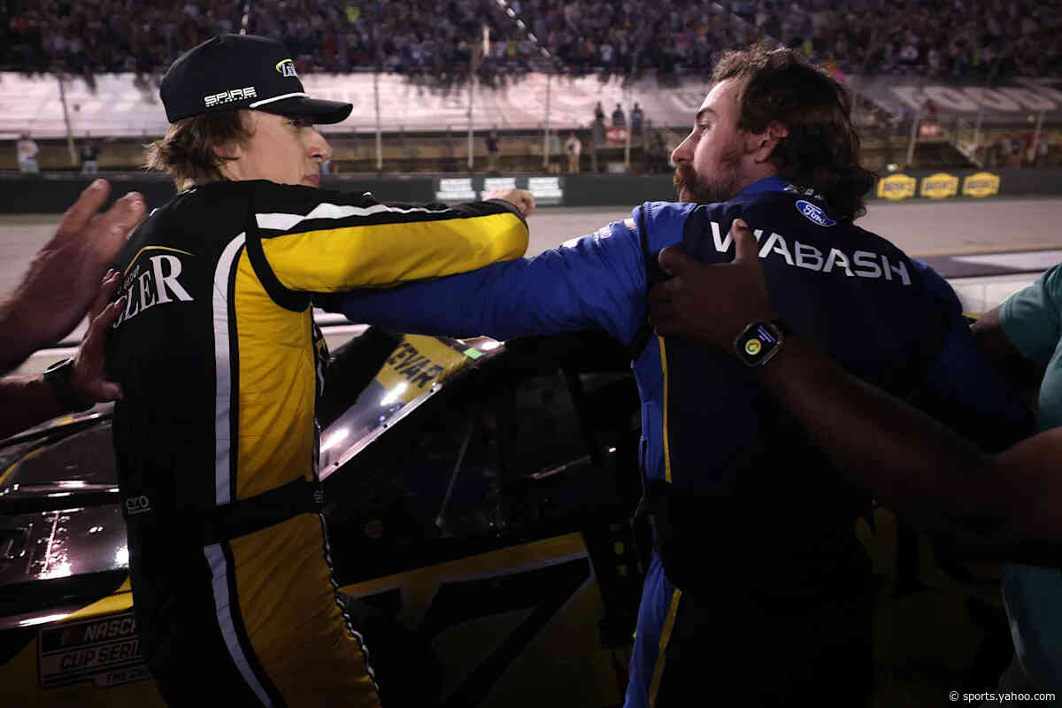 Ryan Blaney and Carson Hocevar Fight on Pit Road After Controversial Bristol Race