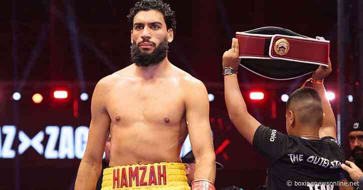 “What a shame”: Hamzah Sheeraz branded ‘scared’ for vacating title rather than fighting mandatory