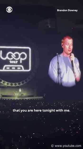 Watch: Ed Sheeran addresses Macklemore controversy onstage, apologizes to fans #shorts