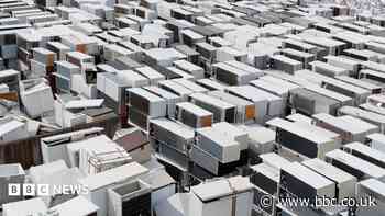 Tens of thousands of fridge freezers left at docks as household collections suspended