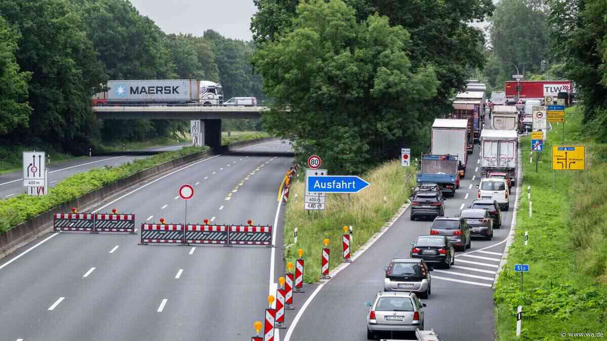 Wegen Autobahn-Ausbau: Straße in NRW wird mehr als ein Jahr lang gesperrt