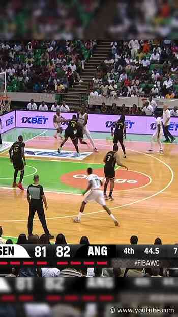 Pure madness in the clutch of Senegal vs Angola 🤯 #FIBAWC