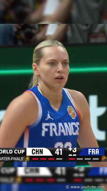 Marine Johannes' UNREAL Threes at the World Cup 🤯  #FIBAWWC