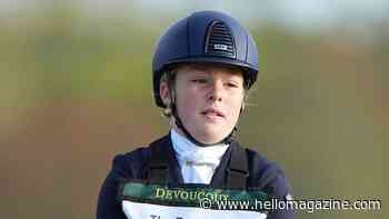 Mia Tindall is her mum Zara Tindall's double as she follows in her footsteps at horse riding competition