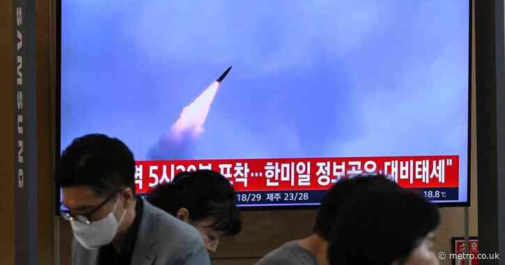 Japan accuses North Korea of launching suspected ballistic missile as tensions mount