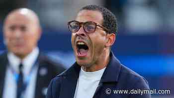 Ex-Chelsea manager Liam Rosenior sparks heated on-pitch melee after taunting former club Strasbourg as he claims fans 'disrespected my family'