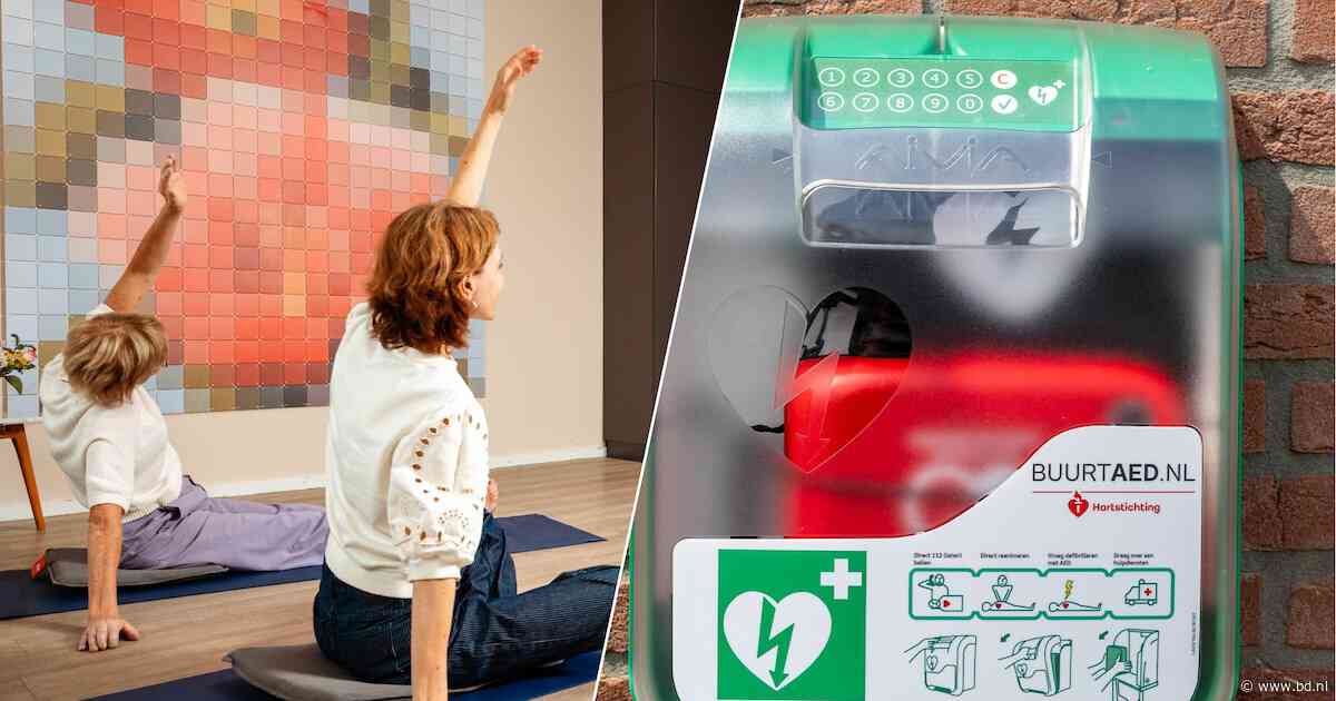 Vrouw rukt AED met kast en al van de muur in Oisterwijk om iemand te redden: waarom zitten de AED’s op slot?