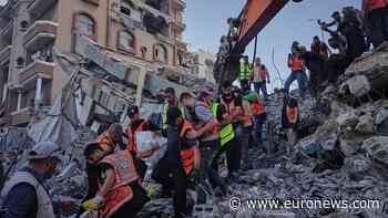 At least 12 dead and dozens missing after building collapse in Gaza City