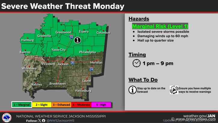 Heat Continues, Storms Possible Monday