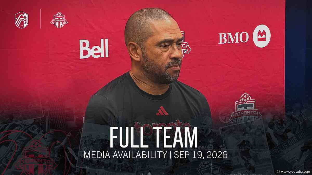 POSTGAME SOUND | Toronto FC Full Media Availability - September 19, 2026