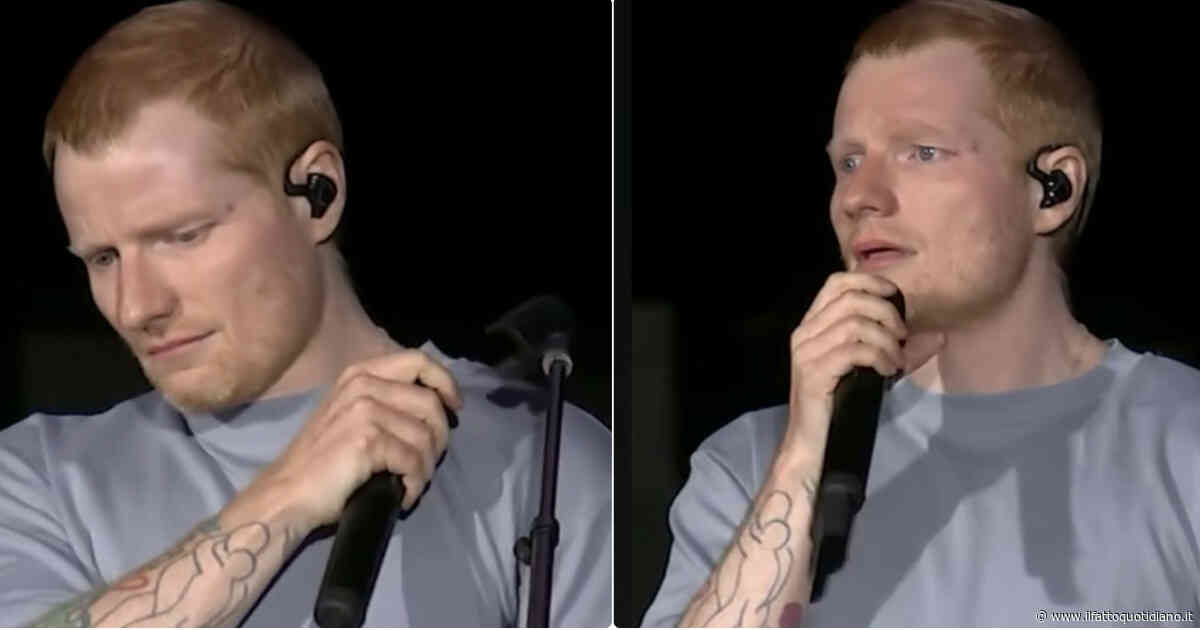 “La situazione a Gaza è ingiustificabile. Ho dovuto prendere decisioni difficili, sto commettendo degli errori, e mi dispiace davvero tantissimo”: Ed Sheeran torna sul palco dopo il “caso Macklemore”