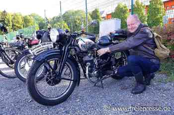 Unter Kohlenhaufen versteckt: Dieses Motorrad begeistert beim Oldtimertreffen im Erzgebirge