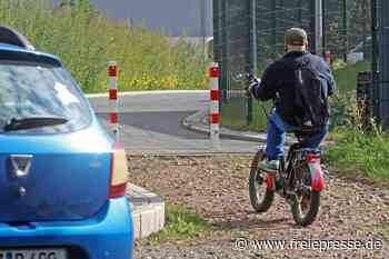 Gefahrenstelle auf neuem Radweg in Zwickau: Wann die Lücke in Marienthal geschlossen wird